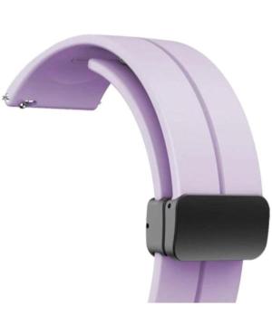 Watch Strap Diloy SBR45.18.20 Silicone Purple 20 mm image 3