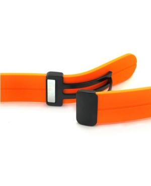 Watch Strap Diloy SBR45.12.22 Silicone Orange Oranžinė 22 mm image 2