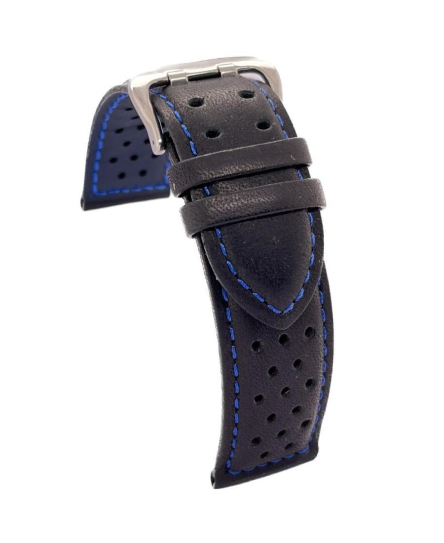 Watch Strap Diloy 380.52.20 Black Černá 20 mm