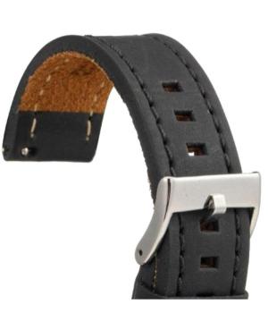 Watch Strap Diloy 384EL.01.18 Black Schwarz 18 mm image 2