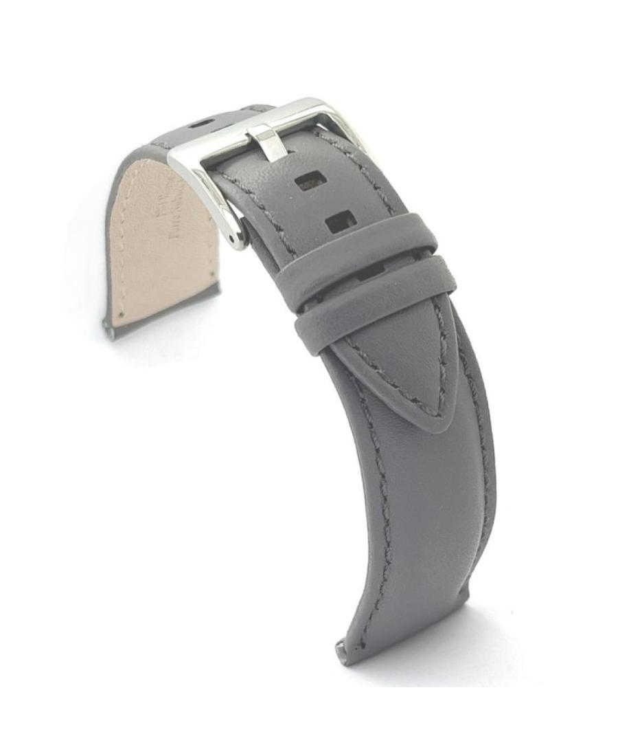 Watch Strap Diloy 330.07.22 Gray 22 mm