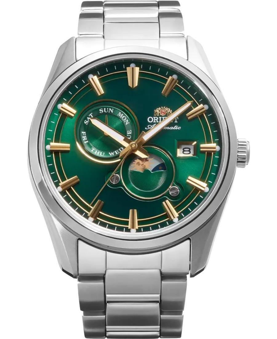 Vyriškas Klasikinis Japoniškas Kvarcinis - elektroninis, Solar Rodyklinis Watch ORIENT RA-AK0314E30B Žalia Dial 41.5mm