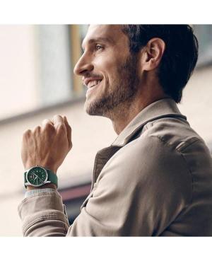 Mężczyźni klasyczny Szwajcar kwarcowy analogowe Zegarek WENGER 01.1442.101 Zielony Wybierz 42mm image 2