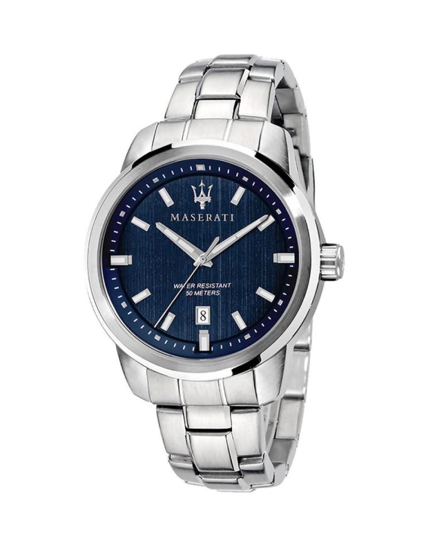 Men Classic Quartz Analog Watch MASERATI R8853121004.. Blue Dial 44mm