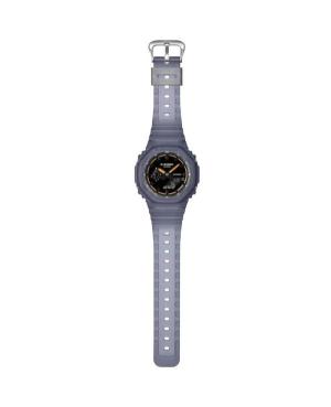 Vyriškas Sportinis Su funkcijomis Diver Japoniškas Kvarcinis Digital Watch Timer CASIO GA-2100K-2AER G-Shock Oranžinis Dial 7mm image 5