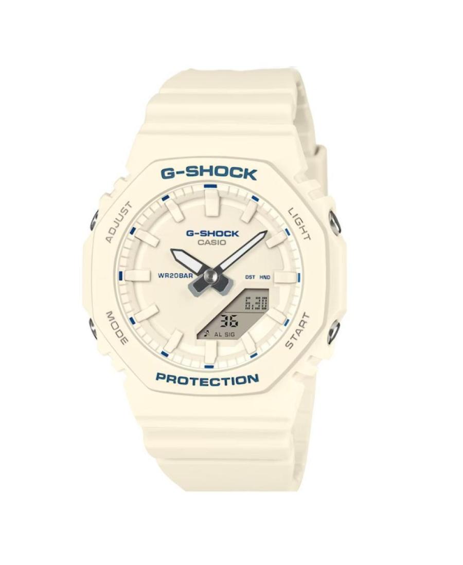 Kobiety sportowy Funkcjonalny Diver Japonia kwarcowy cyfrowe Zegarek Timer CASIO GMA-P2100BA-7AER G-Shock Piasek Wybierz 40.2mm