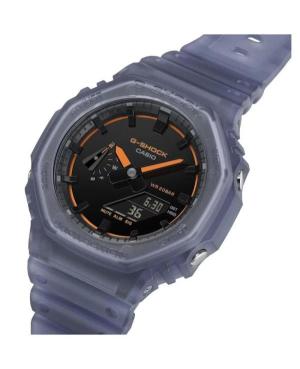 Men Sports Functional Diver Japan Quartz Digital Watch Timer CASIO GA-2100K-2AER G-Shock Orange Dial 45mm image 9