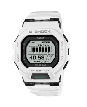 Vyriškas Sportinis Su funkcijomis Diver Japoniškas Kvarcinis Digital Watch Timer CASIO GBD-200-7ER G-Shock Silver color Dial 46m