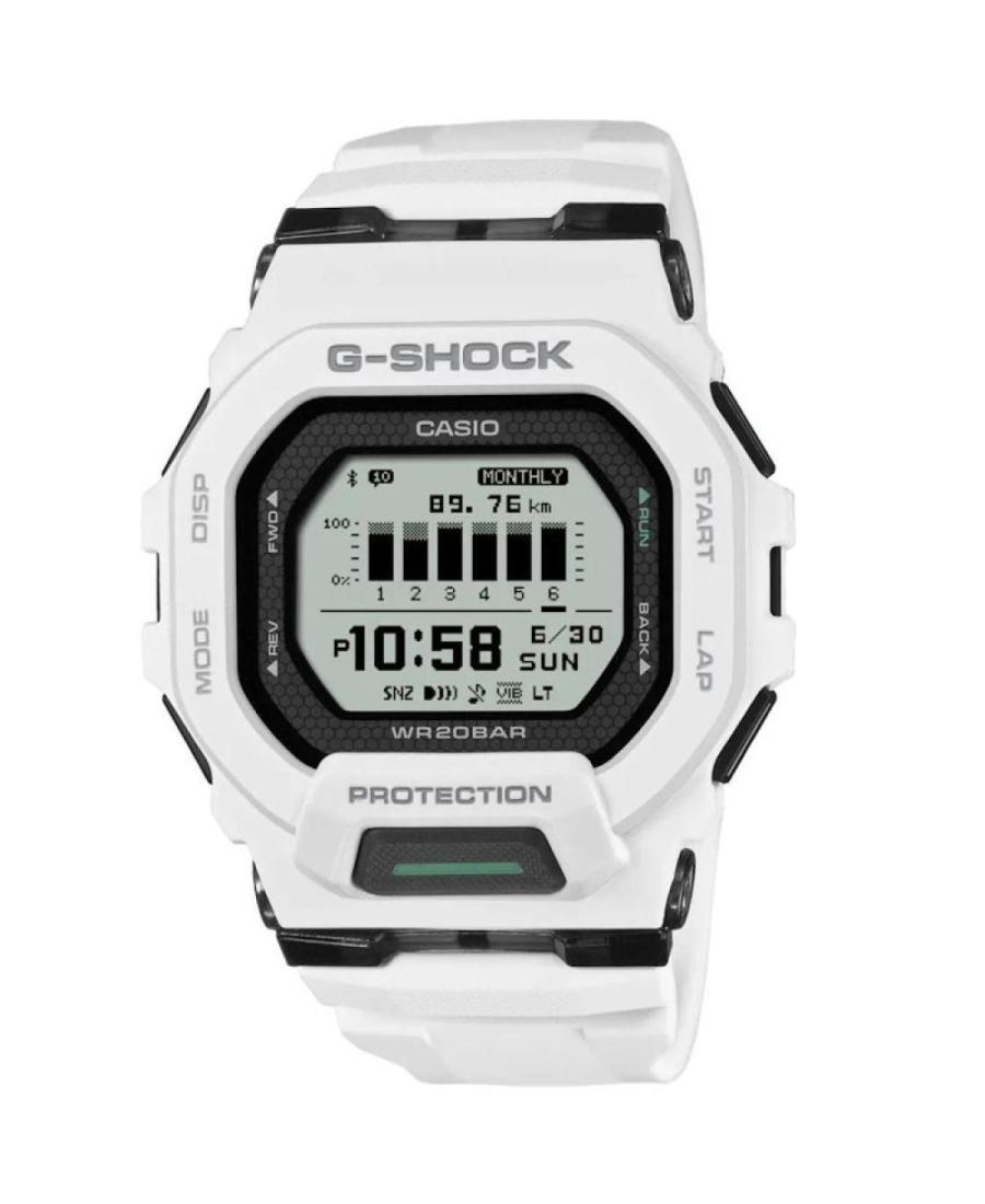 Mężczyźni Funkcjonalny sportowy Diver Japonia kwarcowy cyfrowe Zegarek Timer CASIO GBD-200-7ER G-Shock Kolor srebrny Wybierz 46m
