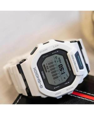 Mężczyźni Funkcjonalny sportowy Diver Japonia kwarcowy cyfrowe Zegarek Timer CASIO GBD-200-7ER G-Shock Kolor srebrny Wybierz 46m image 2