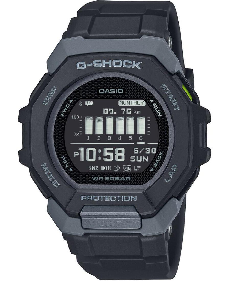 Men Sports Functional Diver Japan Quartz Digital Watch Alarm CASIO GBD-300-1ER G-Shock Schwarz Dial 47mm