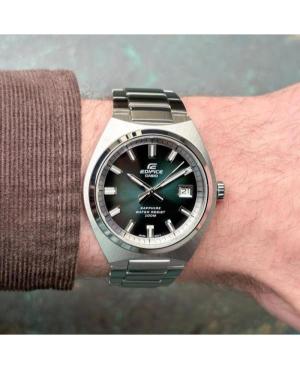 Men Klasické Japan Quartz Analog Watch CASIO EFB-109D-3AVEF Zelená Dial 40mm image 2