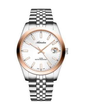 Vyriškas Classic Analog Swiss Kvarcinis Watch ADRIATICA Sidabras Dial 39.3mm A1299.R113Q