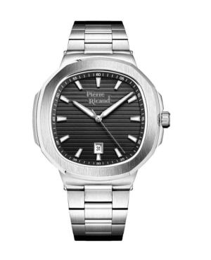 Men Classic Analog Quartz Watch PIERRE RICAUD Schwarz Dial P81082.5114Q