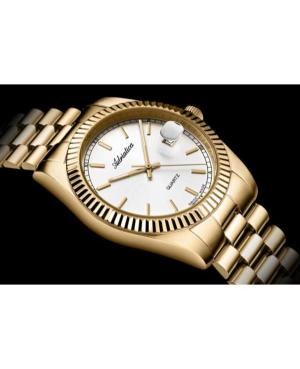 Men Classic Analog Swiss Quartz Watch ADRIATICA Silver Dial 38mm A1090.1113Q image 4