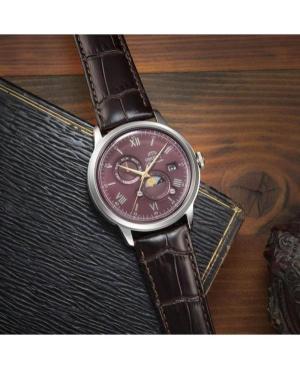 Men Klasické Japan Automatic Analog Watch ORIENT RA-AK0807R30B Burgundy Dial 41.5mm image 4