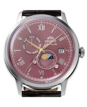 Men Klasické Japan Automatic Analog Watch ORIENT RA-AK0807R30B Burgundy Dial 41.5mm image 6