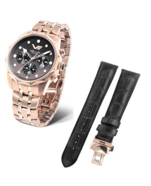 VOSTOK EUROPE VE-VILNELĖ 01.20.RG Чёрный 20 мм изображение 1