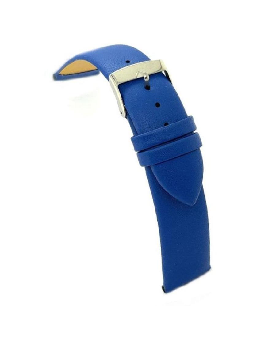 Watch Strap Diloy 301.16.18 Blue 18 mm