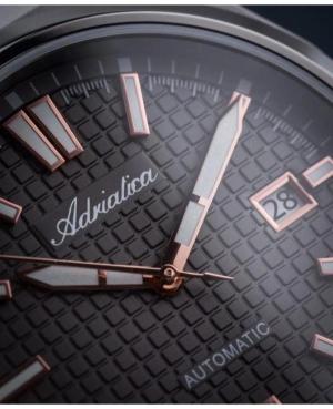 Vyriškas Classic Analog Luxury Swiss Kvarcinis - elektroninis, Solar Watch ADRIATICA Juodas Dial 40mm A8326.S1R6A image 9