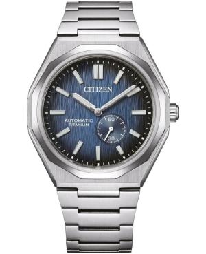 Men Japan Automatic Analog Watch CITIZEN NK5020-58M Modrá Dial 40mm