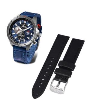 Vostok Europe ALMAZ Watch Strap VE-ALMAZ.01.22.W Skóra czarny Skórzany Czarny 22 mm image 2