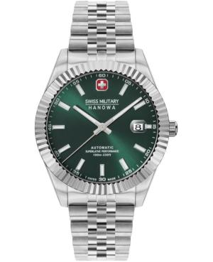 Men Classic Swiss Automatic Analog Watch SWISS MILITARY HANOWA SMWGL0002103 Green Dial 41mm