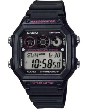 Men Japan Quartz Digital Watch CASIO AE-1300WH-1A2VEF Black Dial