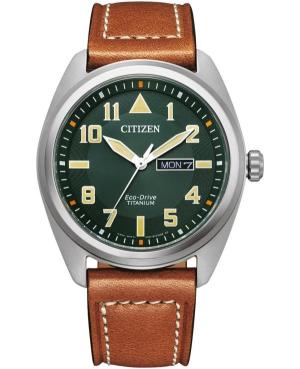 Men Klassisch Japan Eco-Drive Analog Watch CITIZEN BM8560-11XE Grün Dial 42mm
