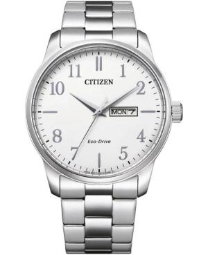 Mężczyźni Japonia bateria słoneczna analogowe Zegarek CITIZEN BM8550-81AE Biały Wybierz 42mm