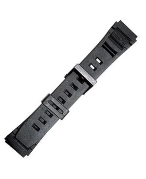 Watch Strap Diloy 428F1 to fit Casio 22 mm Black 19 mm