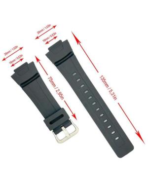 Watch Strap Diloy CR523FY1A to fit Casio 26 mm Black 16 mm image 4