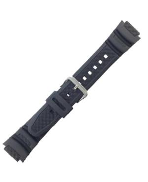 Watch Strap Diloy W2332 to fit Casio Black 18 mm Juoda 25
