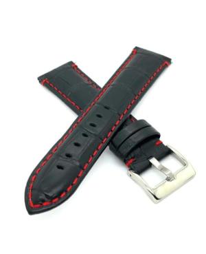Watch Strap Diloy 368.53.22 Black 22 mm image 2