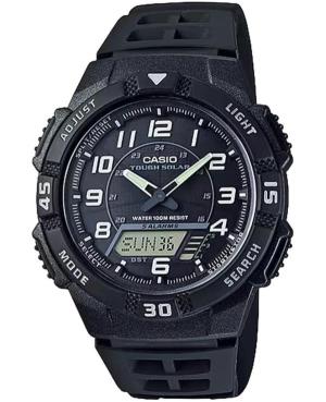 Men Japan Eco-Drive Digital Watch CASIO AQ-S800W-1BVEF Schwarz Dial 42mm