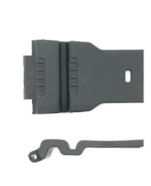 Watch Strap Diloy W1332 to fit Casio Plastic / Rubber czarny Tworzywo sztuczne/guma 28 mm Czarny 16 mm image 4