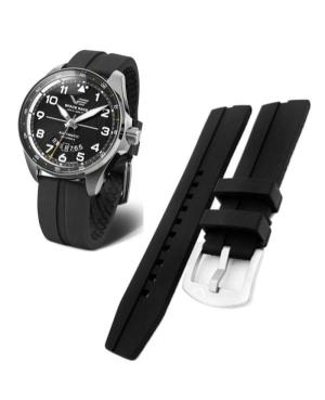 Vostok Europe SPACE RACE Watch Strap VE-SPACE.SL.01.22.WM 745 Black 22 mm image 1