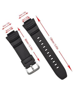 Watch Strap Diloy CRAE2000 to fit Casio 26 mm Black 16 mm image 4