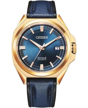 Men Klassisch Luxury Japan Automatic Analog Watch CITIZEN NB6012-18L Blau Dial 40mm