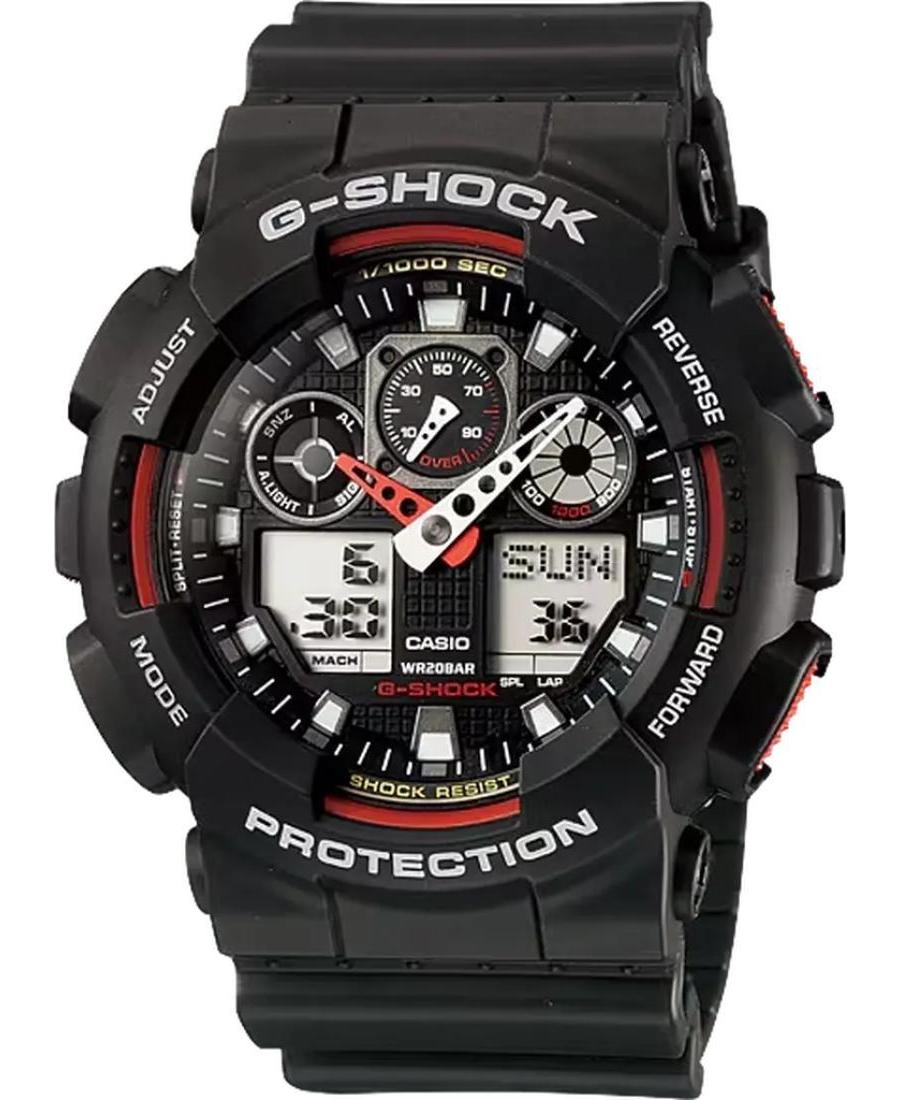 Чоловічий Спортивний Дайверський Наручний Годинник CASIO GA-100-1A4ER G-Shock