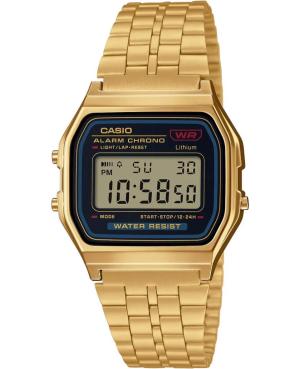 Men Classic Japan Quartz Digital Watch Alarm CASIO A159WGEA-1EF Black Dial 34mm