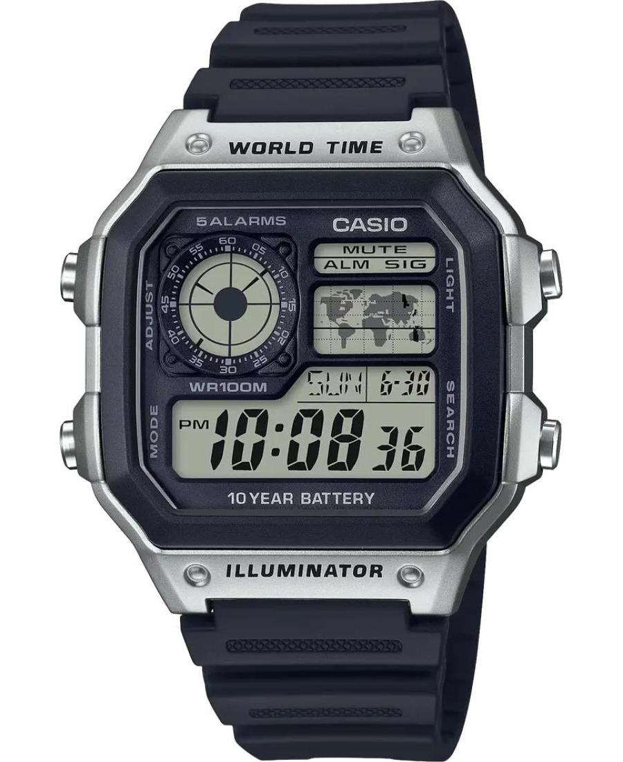 Чоловічий Спортивний Наручний Годинник CASIO AE-1200WH-1CVEF