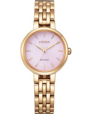 Moteriškas Klasikinis Japoniškas Elektroninis, Solar Rodyklinis Watch CITIZEN EM0993-82X Perlamutrinis Dial 28mm