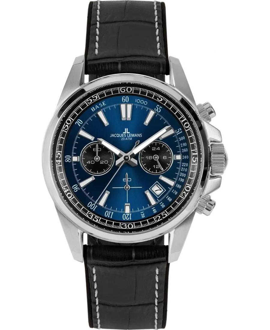 Мужские Классические Спортивные Дайверские Наручные Часы JACQUES LEMANS 1-2117S