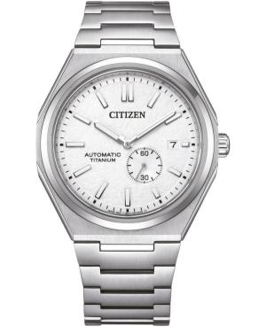 Men Klassisch Japan Automatic Analog Watch CITIZEN NJ0180-80A Silver Dial 40.5mm
