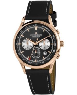 Mężczyźni Moda klasyczny kwarcowy analogowe Zegarek Chronograf JACQUES LEMANS 1-2068E Czarny Wybierz 41mm