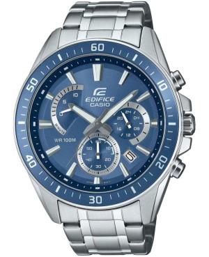 Mężczyźni klasyczny Japonia kwarcowy analogowe Zegarek Chronograf CASIO EFR-552D-2AVUEF Niebieska Wybierz 46mm