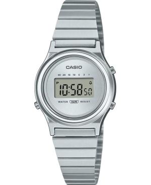 Women Functional Japan Quartz Digital Watch Alarm CASIO LA700WE-7AEF Silver Dial 26mm