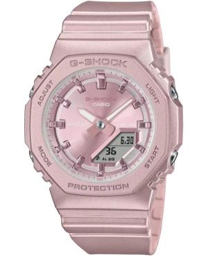 Men Sports Functional Diver Japan Quartz Analog Watch Alarm CASIO GMA-P2100ST-4AER G-Shock Pink Dial 40.2mm