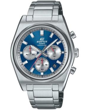 Vyriškas Klasikinis Japoniškas Kvarcinis Rodyklinis Watch Chronograph CASIO EFB-730D-2AVUEF Sidabras Dial 40mm
